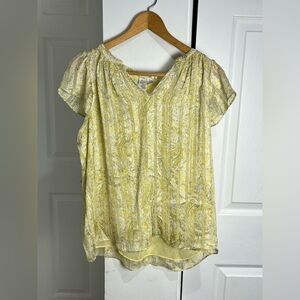 Joie flutter sleeve top with silver flecks-Spring-Summer-Office-Career-Size M